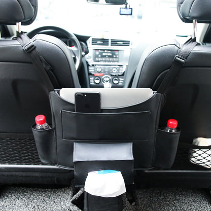Car Seat Back Storage Organizer with Cup and Phone Holder 26x40cm