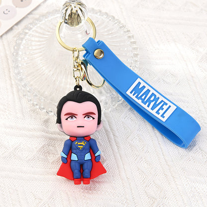Marvel DC Keychain Pendant - SPIDERMAN BATMAN WONDERWOMAN CAPTAIN Superhero