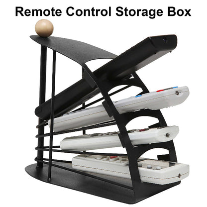 TV Remote Controller Stand Holder - 4-Grid Organizer