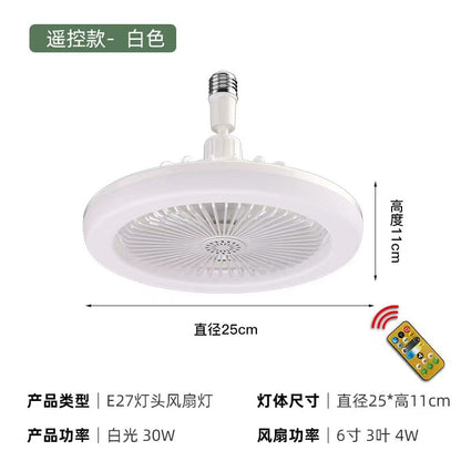 LED Ceiling Fan Light with Remote Control and Dimming
