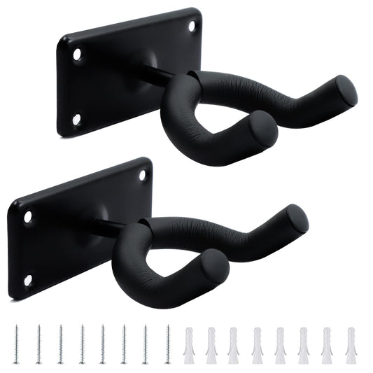 FABTEASQ Skateboard Hanger Skateboard Hooks for Wall Longboard Holder Longboard Wall Mount Hangers for Electric Skateboard，Guitar ，Snowboards2 Pack
