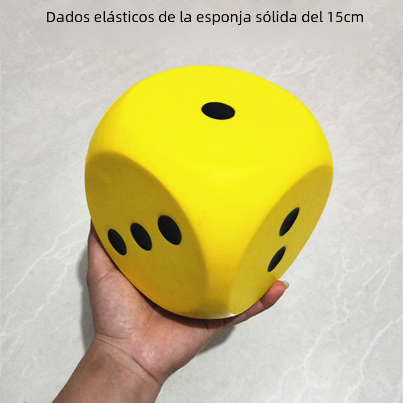 Large Sponge Dice 15cm - Flexible PU Game Props