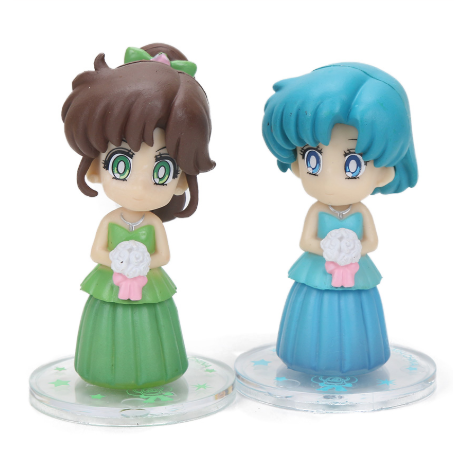 Salon Moon Anime Figurine Display Piece