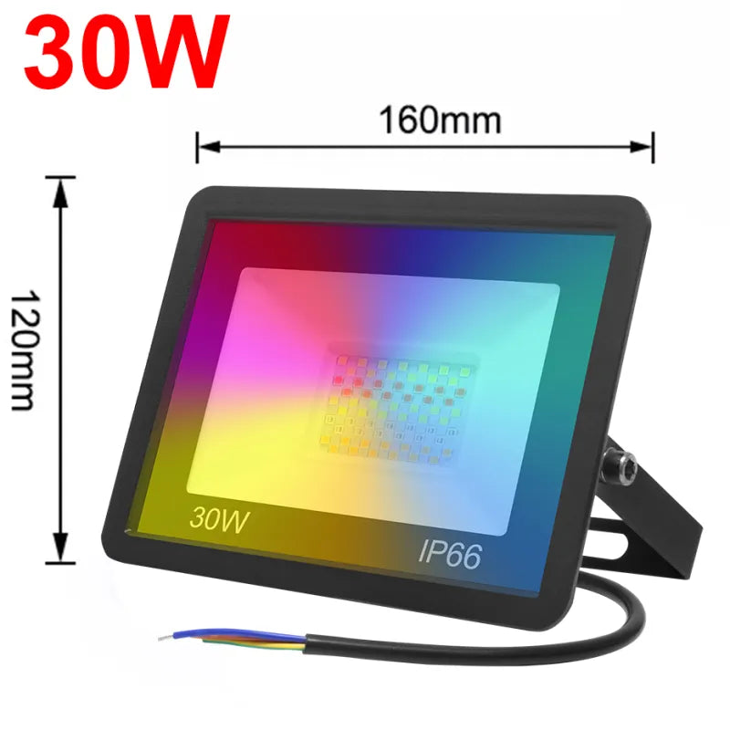 WiFi Smart control Floodlight Waterproof Outdoor Courtyard