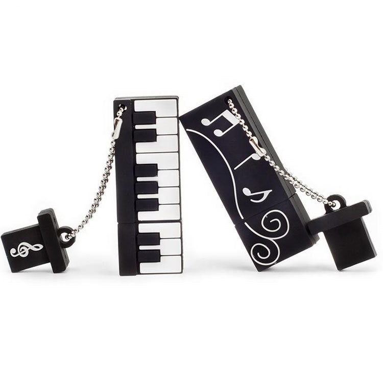 Cartoon 64GB USB Drive - Violin, Guitar, Microphone