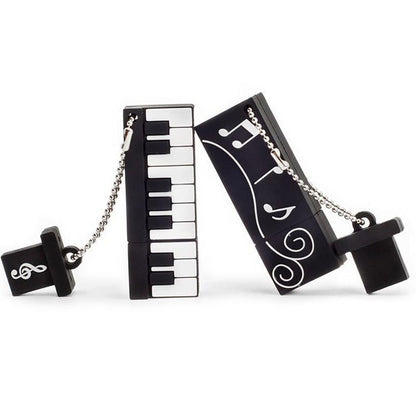 Cartoon 64GB USB Drive - Violin, Guitar, Microphone