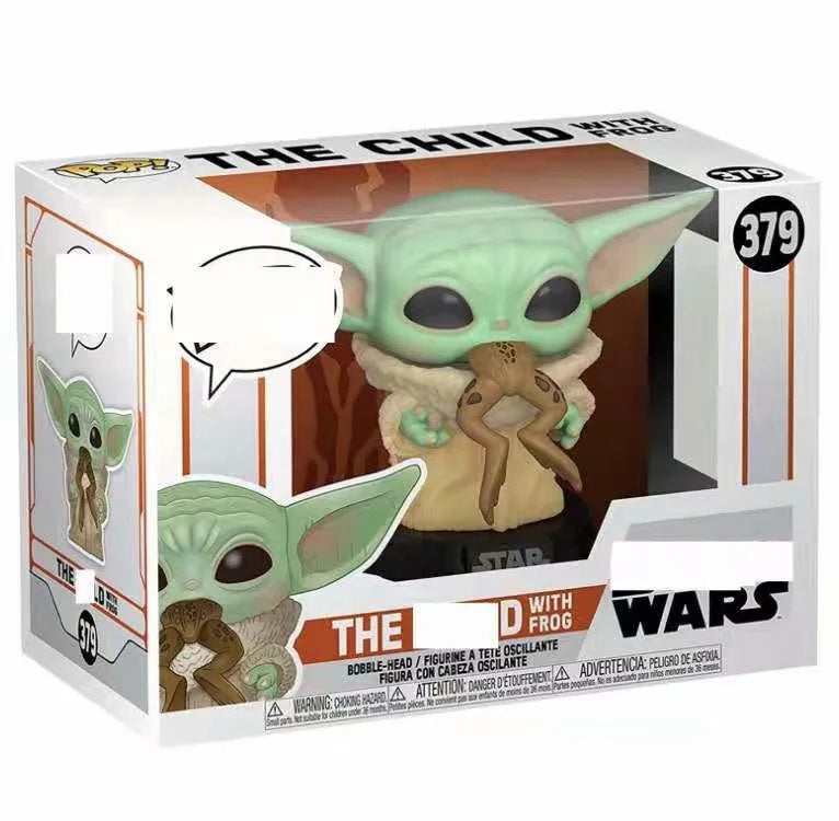 Star Wars Mandalorian Yoda Baby Q Version Figure Box