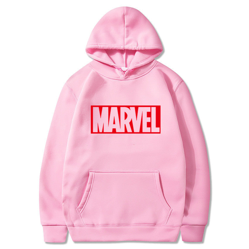 Men's Fashion Hoodie with MARVEL Print for Fall Winter