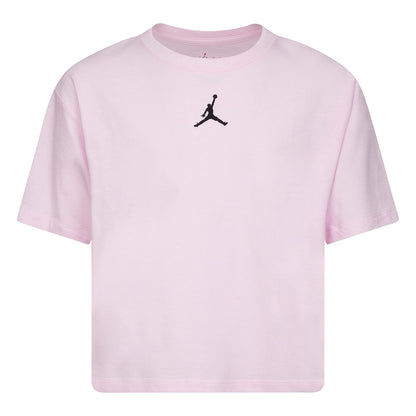 Jordan Girls Essentials Tee (Little Kids/Big Kids) Pink Foam SM (7 Little Kid)