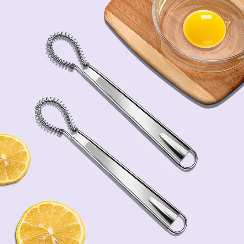 Stainless Steel Manual Egg Beater Kitchen Gadget