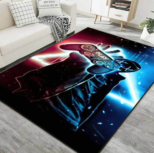 Game Controller Printed Living Room Carpet 40x60 cm