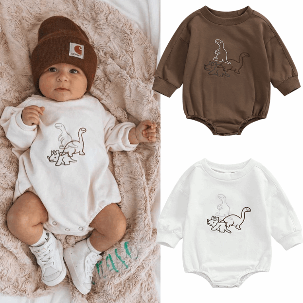 Dinosaur baby newborn Bodysuit (One Piece)