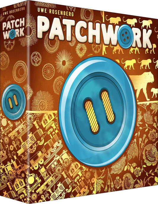 Patchwork 10th Anniversary (EN) - Board Game - Strategy Game - Ages 8+ - 2 Players - 30 Minute Playtime - Made by Lookout Games