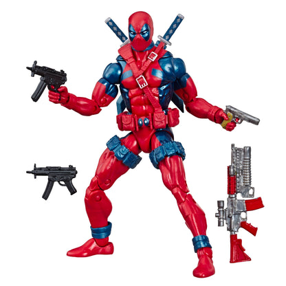 Marvel Legends Series Deadpool Marvel Comics Uncanny X-Men X-Force Retro Collectible 6 Inch Action Figure for Adults Ages 14 and Up