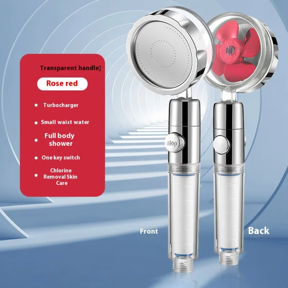 High pressure Turbo Handheld Shower head with filter