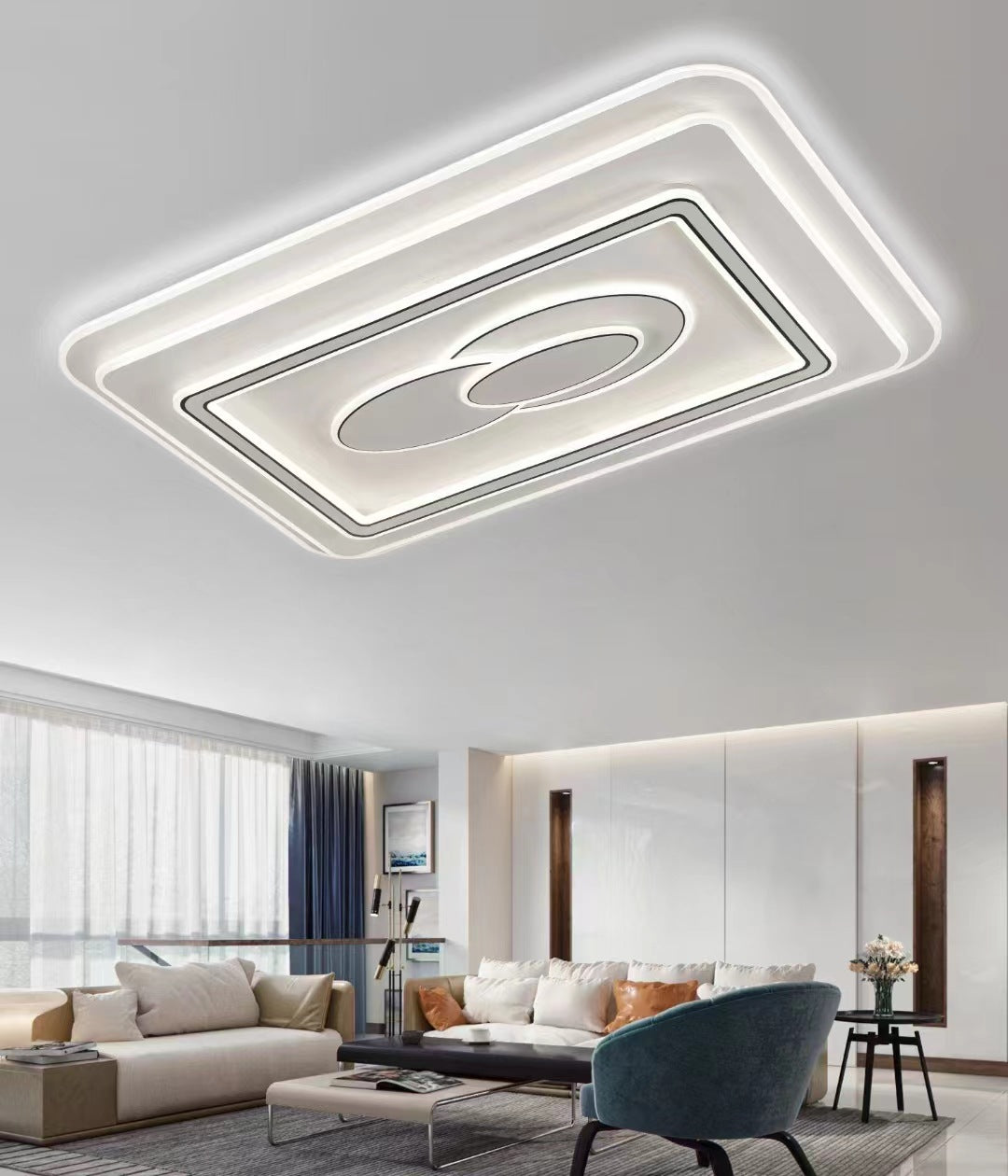 Modern Smart LED Ceiling Light for Living Room