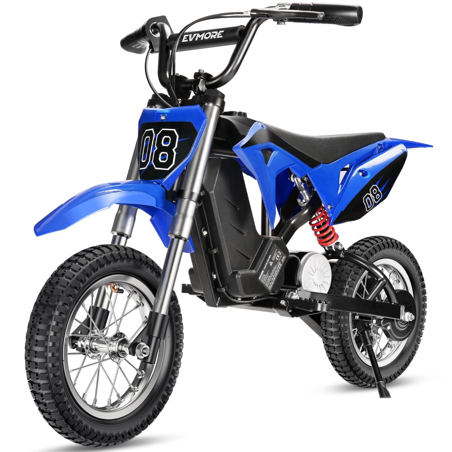 36V 350W Kids Electric Dirt Bike - Fast Speed Electric Motorcycle Up to 16 MPH & 10 Miles Long-Range 3-Speed Modes Twist Grip Throttle Dual Suspension & Brakes for Kids Ages 5-8