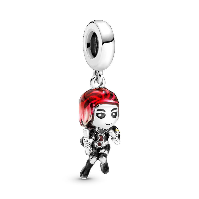 New Marvel Avengers Series Alloy Cartoon DIY Pendant