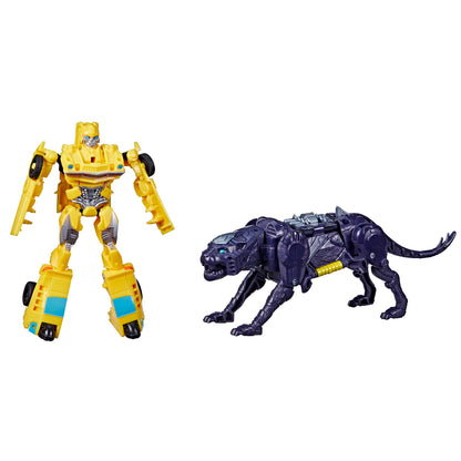 Transformers: Rise of The Beasts Movie Beast Alliance Beast Combiners 2-Pack Bumblebee & Snarlsaber Toys Ages 6 and Up 5-inch