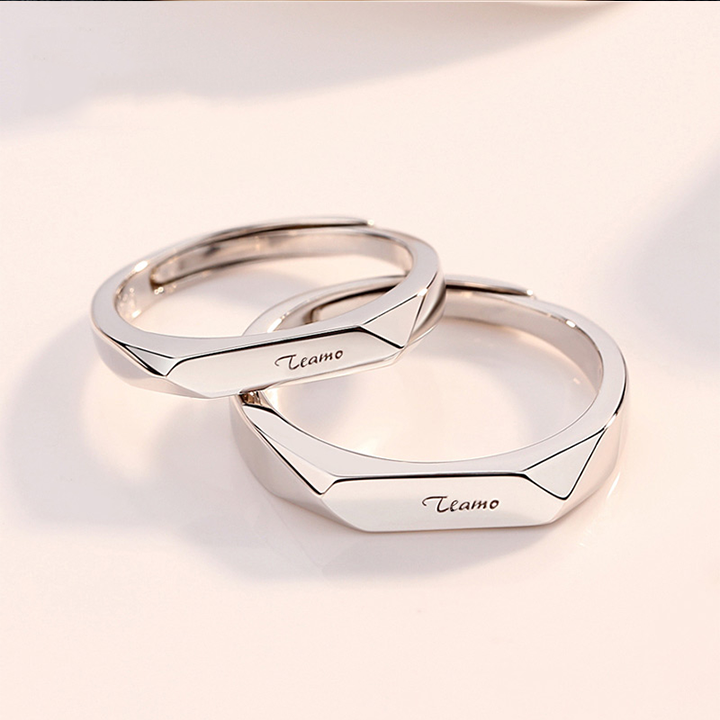 Personalized Custom Fashion Couple Rings birthday valentine romance gift