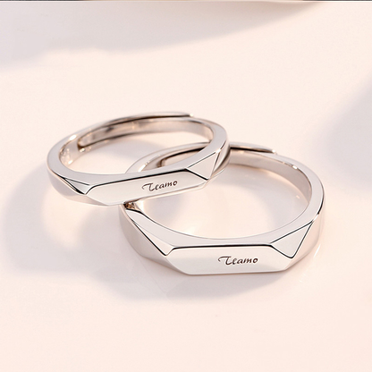 Personalized Custom Fashion Couple Rings birthday valentine romance gift