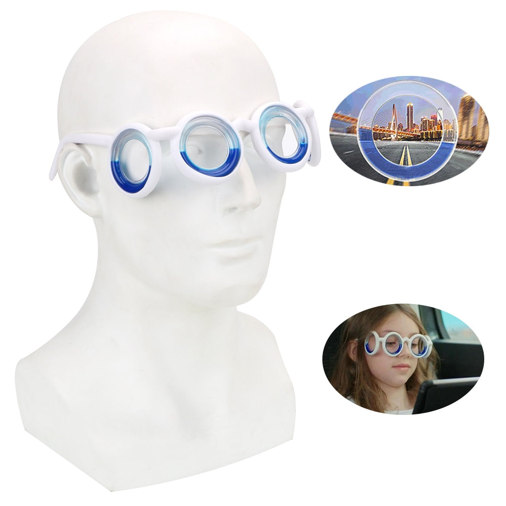 Anti Nausea Liquid Glasses - Portable Foldable For Kids Children
