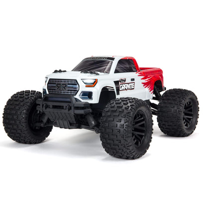 ARRMA RC Truck 1/10 Granite 4x4 MEGA 550 Brushed Monster Truck RTR RED ARA4202XV3T2