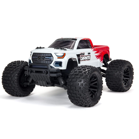 ARRMA RC Truck 1/10 Granite 4x4 MEGA 550 Brushed Monster Truck RTR RED ARA4202XV3T2