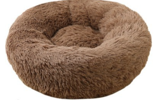 Plush Round Pet dog cat Bed muti size color