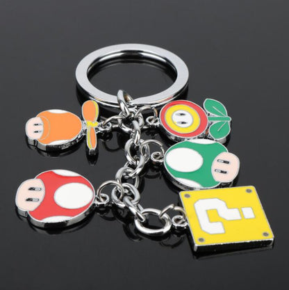 Super Mario and other anime Keychain valentine couple birthday date gift