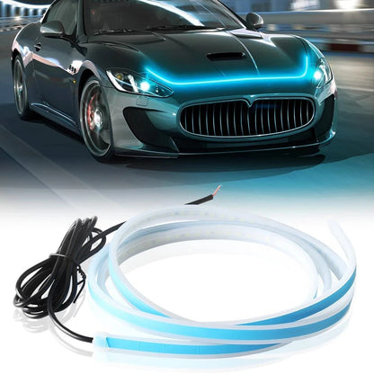 Car Hood Atmosphere Light LED Flowing Daytime Running Light