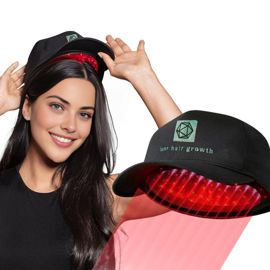 Laser Hair Growth Cap Red Light Therapy for Hair Growth Cap Laser Cap for Hair Regrowth Hair Loss Treatments for Men & Women Laser Hair Growth Device Red Light Therapy