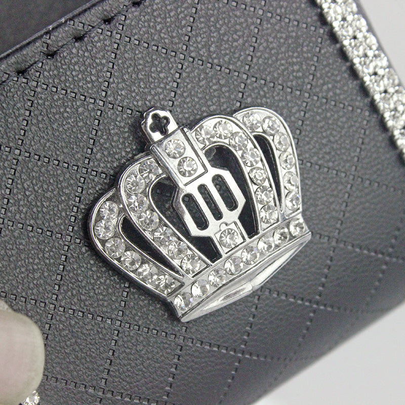 Diamond Crown Car Air Vent Phone Holder and Organizer