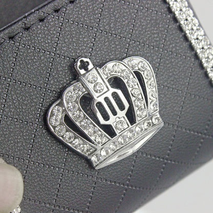 Diamond Crown Car Air Vent Phone Holder and Organizer