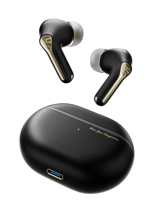 SoundPEATS Capsule3 Pro+ Wireless Earbuds Adaptive Noise Cancelling Bluetooth Headphones Hi Res HiFi Stereo Sound with xMEMS Speaker True Wireless ANC Earphones & LDAC 6 Mic 43H Playtime