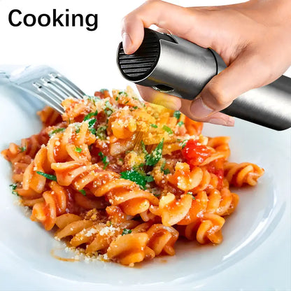 Stainless Steel BBQ Fuel Spray Bottle with Brush & Funnel