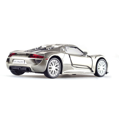 1:36 Porsche 918 Model Car with Opening Doors
