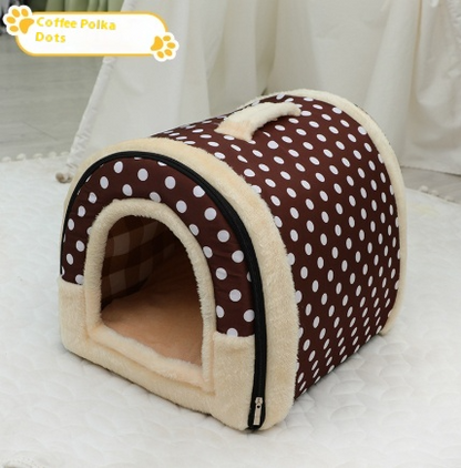Portable Handle Pet dog cat Bed