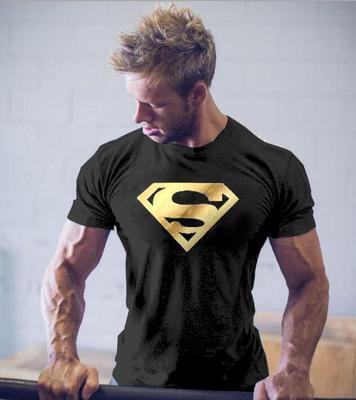 Men DC Superman T-Shirt for Fitness Training Wear