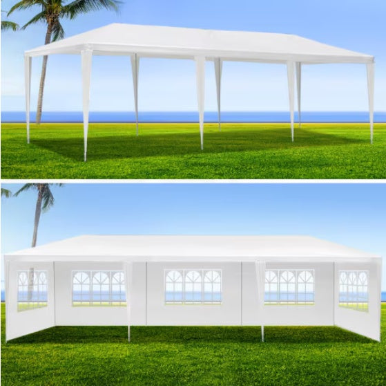 10x30 ft Spacious, Weatherproof Party Tent wedding storage shelter