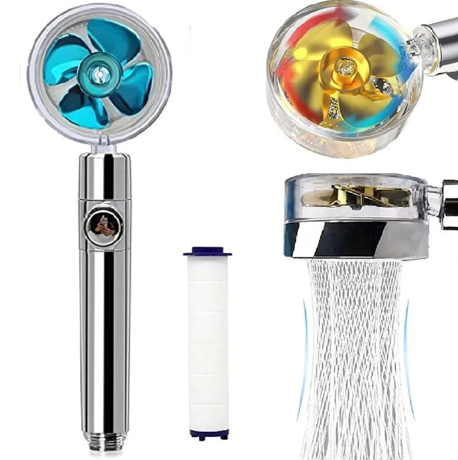 High pressure Turbo Handheld Shower head with filter