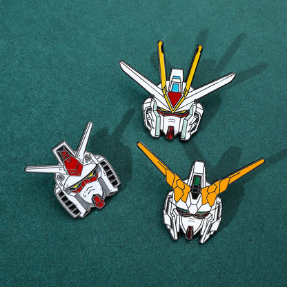 Creative Cartoon Robot Gundam Metal Badge Pin ANIMATE