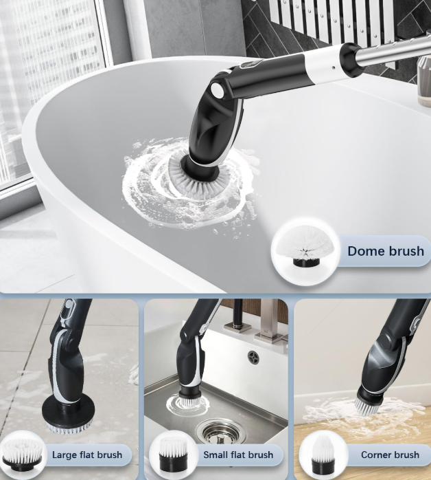 Telescopic Electric Brush Gardening home hardware tool cleaning