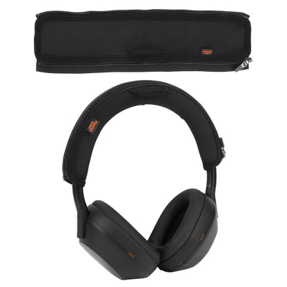 Desing Wish WH-1000XM5 Headband Cover Soft Sports Fabric Replacement Headphone Headband Cushion Pad Cover Compatible with Sony WH-1000XM5 Headphone Headband Protector - Black