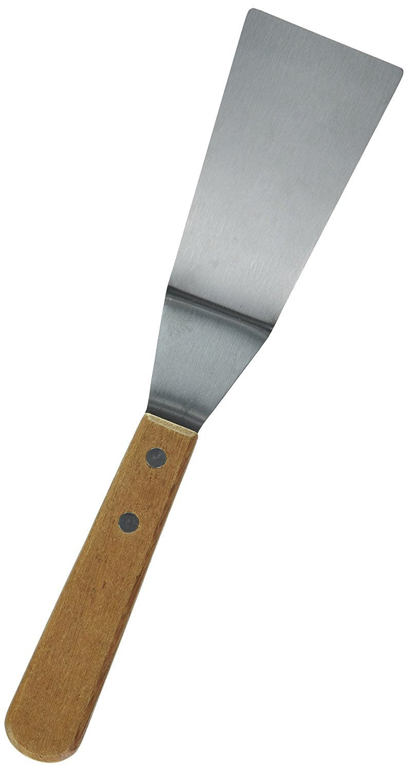 Winco Blade Grill Spatula 5.5-Inch by 2.5-Inch Stainless Steel Brown Medium