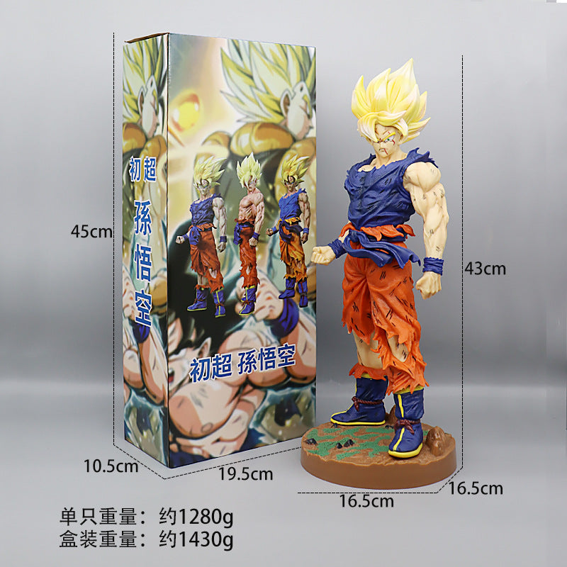 Dragon Ball Super Saiyan Action Figures - Goku & Vegeta