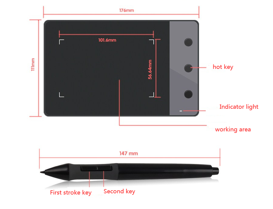 Digital Drawing Tablet for Teaching and Animation