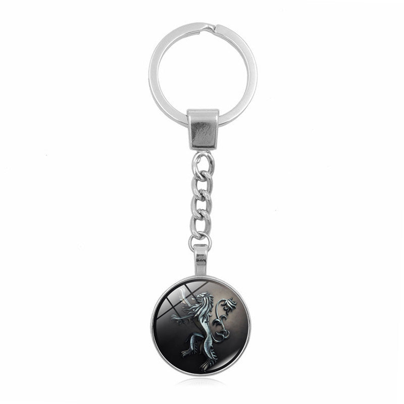 Game of Thrones Keychain with Key Ring