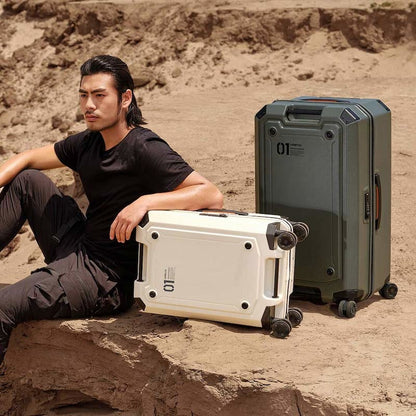 UREVO TSA Lock Trolley Luggage 20/24 Inch Spinner