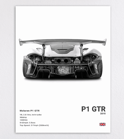 McLaren P1 Porsche 911 992 M3 NSX DEMON Poster  Decoration  Art  (One Piece)